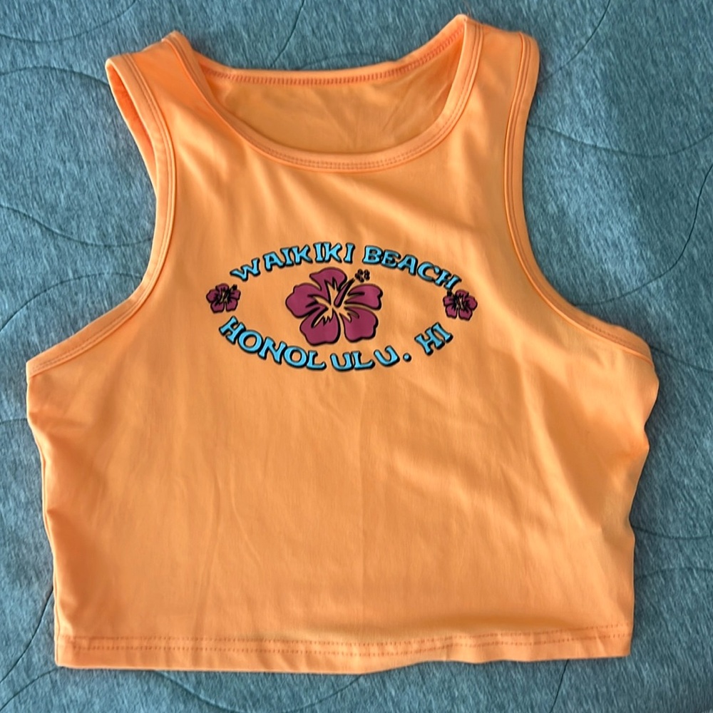 Hawaiian orange top